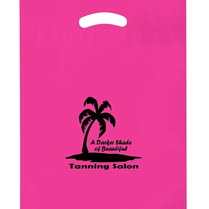 Reinforced Handle Plastic Bag - 15 inches x 12 inches