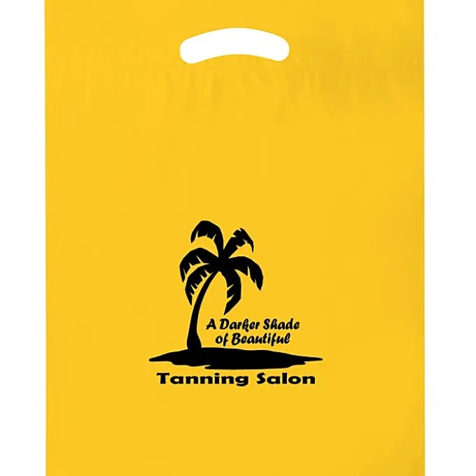 Reinforced Handle Plastic Bag - 15 inches x 12 inches