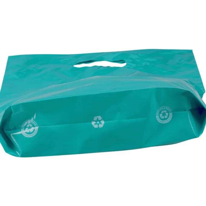 Reinforced Handle Plastic Bag - 15 inches x 12 inches