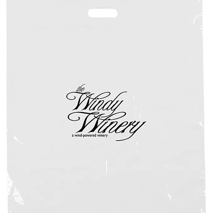 Reinforced Handle Plastic Bag - 22 inches x 20 inches