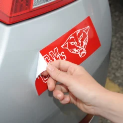 Removable Vinyl Bumper Sticker - 3 inches x 9 inches - Full Color