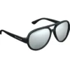 Renew Aviator Sunglasses with Rubberized Frames