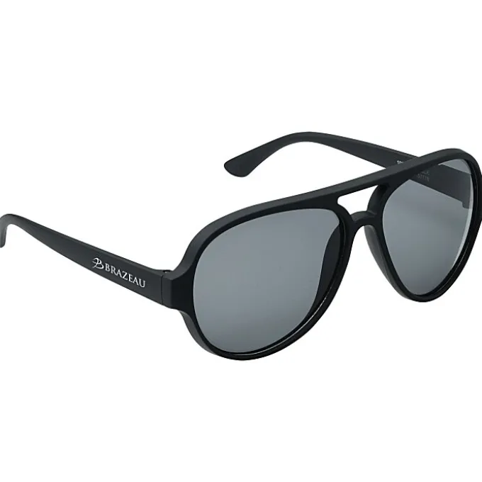 Renew Aviator Sunglasses with Rubberized Frames