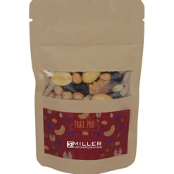 Resealable Kraft Snack Pouch - Trail Mix