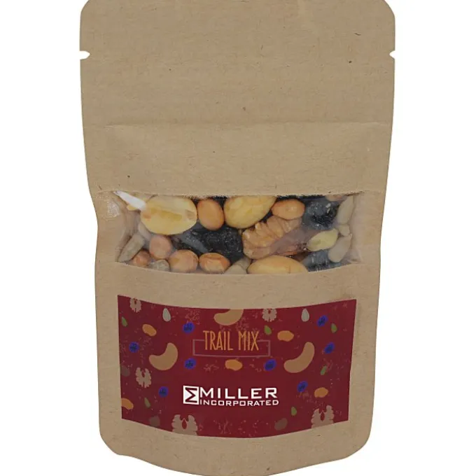 Resealable Kraft Snack Pouch - Trail Mix