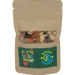 Resealable Kraft Snack Pouch - Fitness Trail Mix