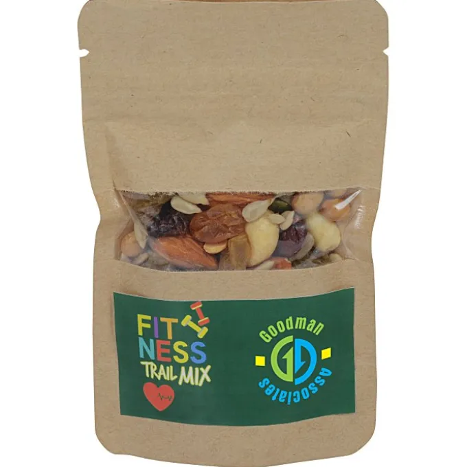 Resealable Kraft Snack Pouch - Fitness Trail Mix