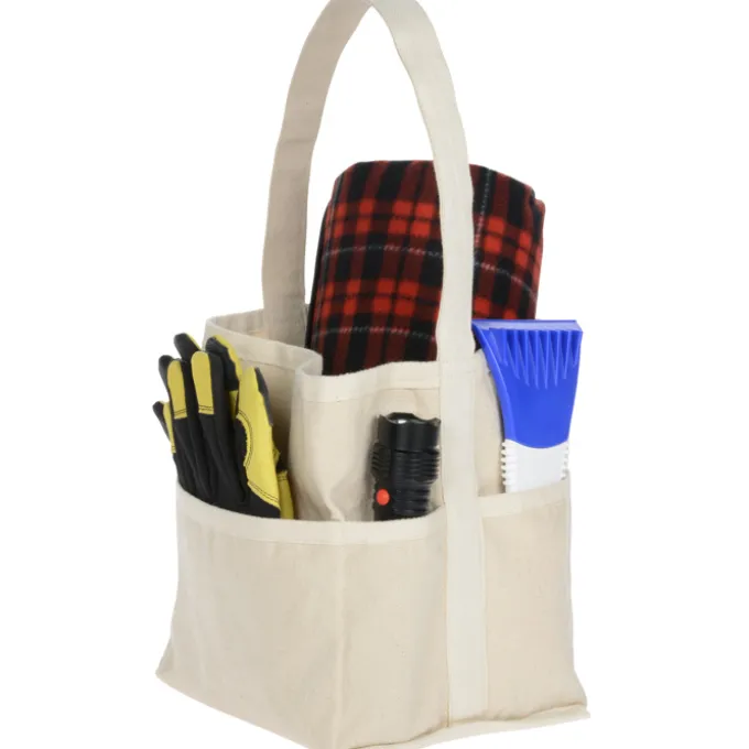Reversible 10-oz Cotton Bucket Tote