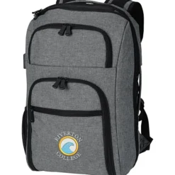 RFID Laptop Backpack - Embroidered