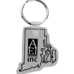 Rhode Island Soft Keychain - Opaque