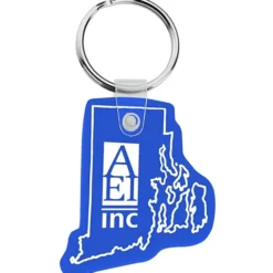 Rhode Island Soft Keychain - Opaque