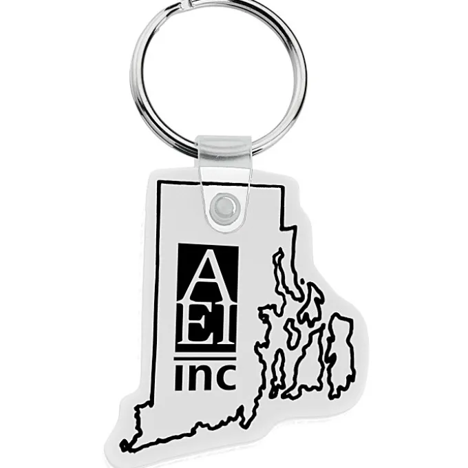 Rhode Island Soft Keychain - Opaque