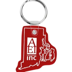 Rhode Island Soft Keychain - Opaque