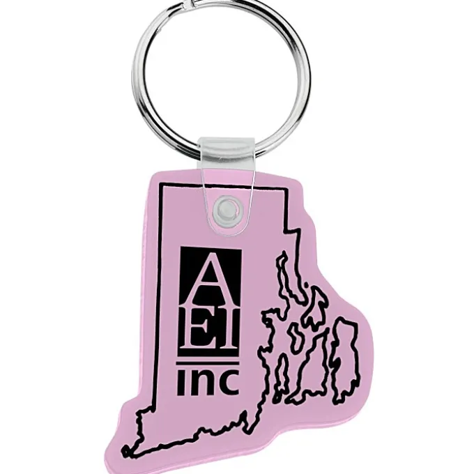 Rhode Island Soft Keychain - Opaque