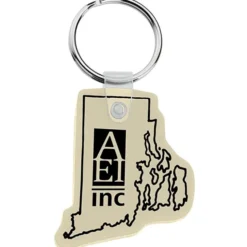 Rhode Island Soft Keychain - Opaque