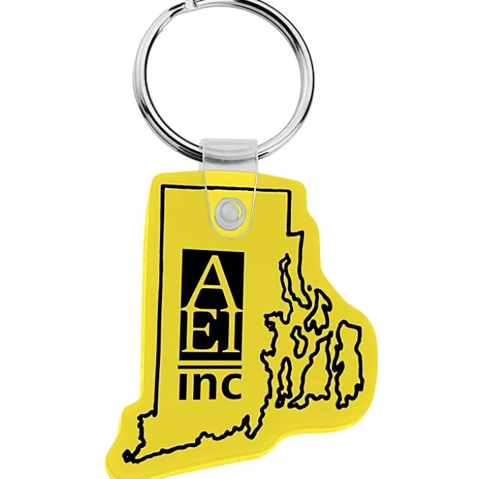 Rhode Island Soft Keychain - Opaque
