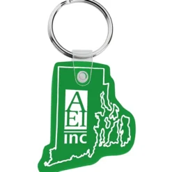Rhode Island Soft Keychain - Opaque