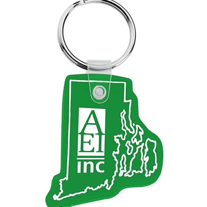 Rhode Island Soft Keychain - Opaque