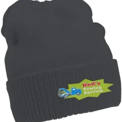 Rib Knit Beanie with Cuff