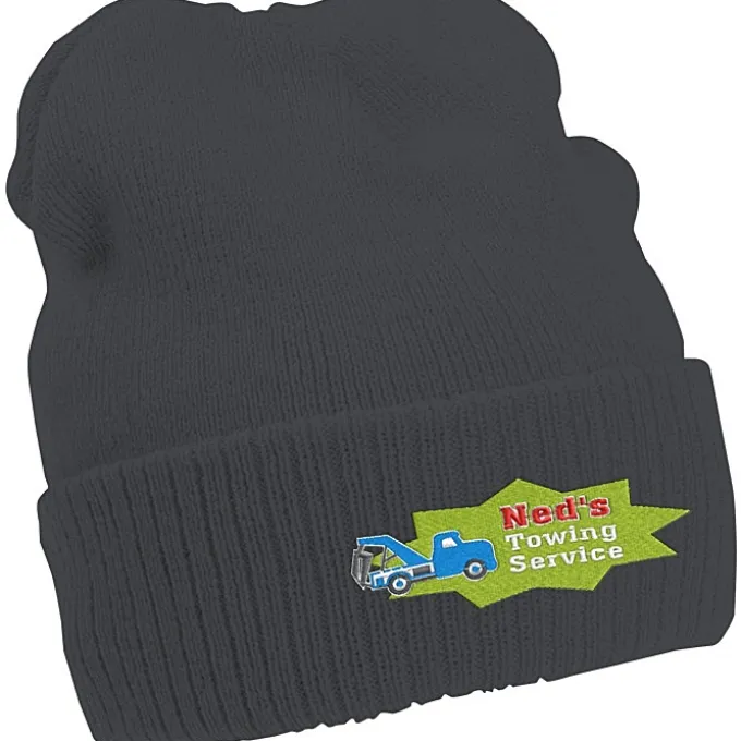 Rib Knit Beanie with Cuff