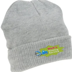 Rib Knit Beanie with Cuff