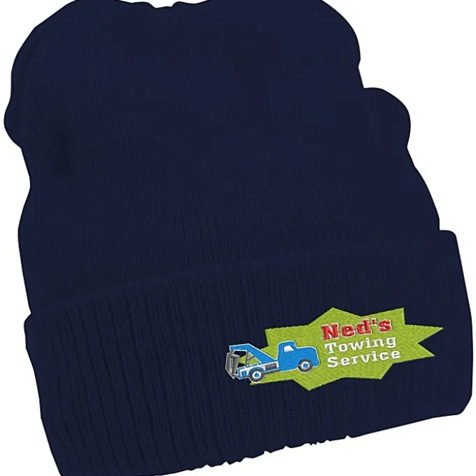 Rib Knit Beanie with Cuff