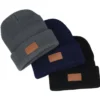 Rib Knit Cuffed Beanie