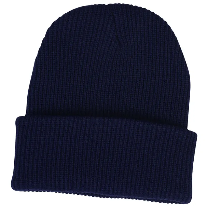 Rib Knit Cuffed Beanie