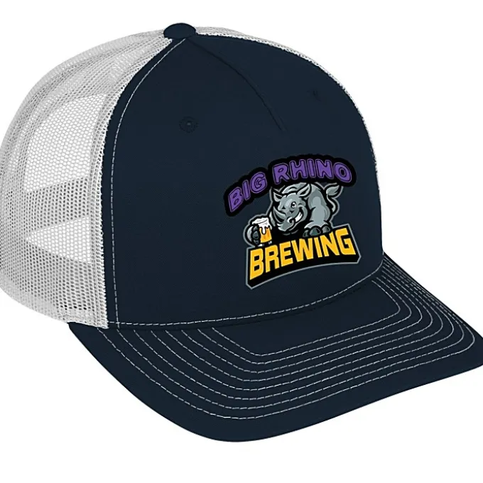 Richardson Five Panel Snapback Trucker Cap - Full Color