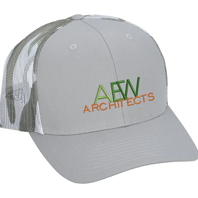 Richardson Printed Mesh Back Trucker Cap - CAMO