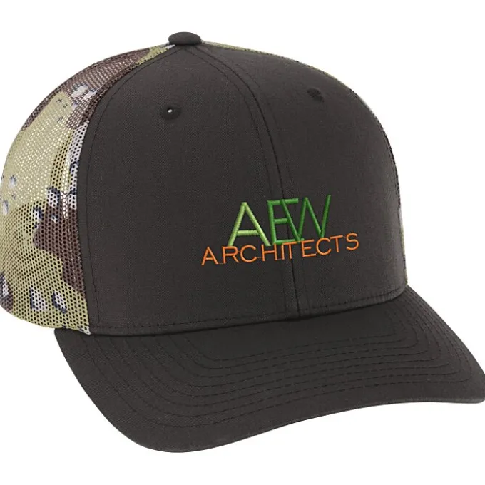 Richardson Printed Mesh Back Trucker Cap - CAMO
