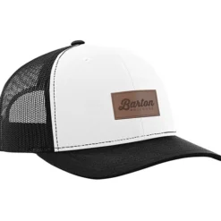 Richardson Trucker Snapback Cap - Laser Engraved Patch
