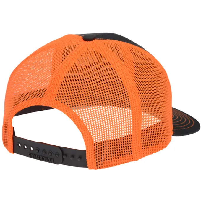 Richardson Trucker Snapback Cap - Laser Engraved Patch