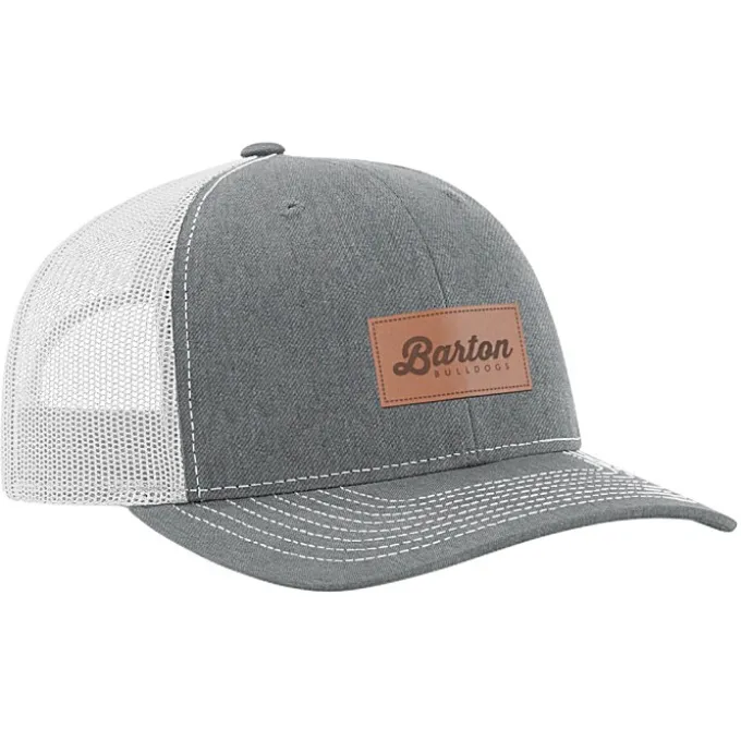 Richardson Trucker Snapback Cap - Laser Engraved Patch