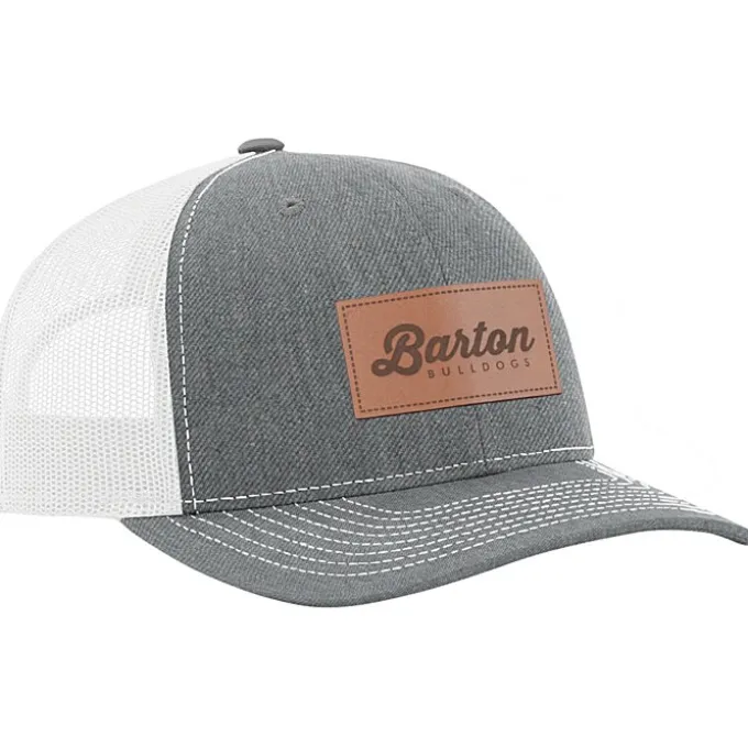 Richardson Trucker Snapback Cap - Laser Engraved Patch
