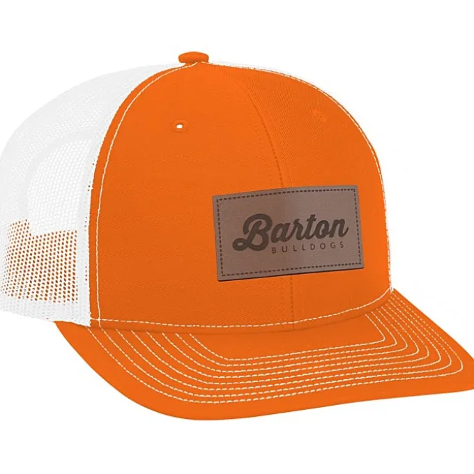 Richardson Trucker Snapback Cap - Laser Engraved Patch