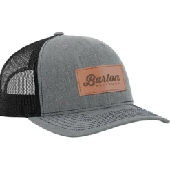 Richardson Trucker Snapback Cap - Laser Engraved Patch