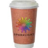 Ridge Full Color Insulated Paper Cup with Lid- 16 oz.