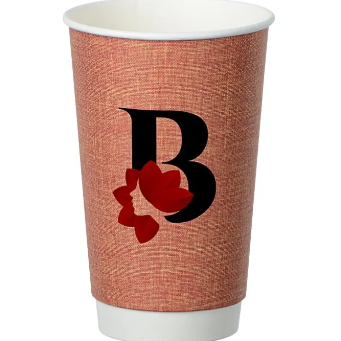 Ridge Full Color Insulated Paper Cup - 16 oz.