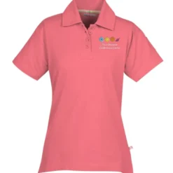Ringspun Combed Cotton Jersey Polo - Ladies' - Embroidered