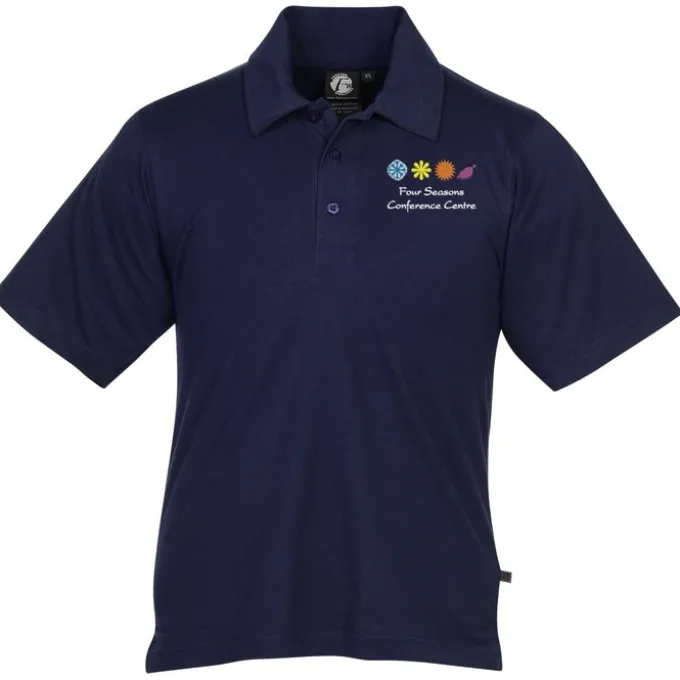 Ringspun Combed Cotton Jersey Polo - Men's - Embroidered - 24 hr