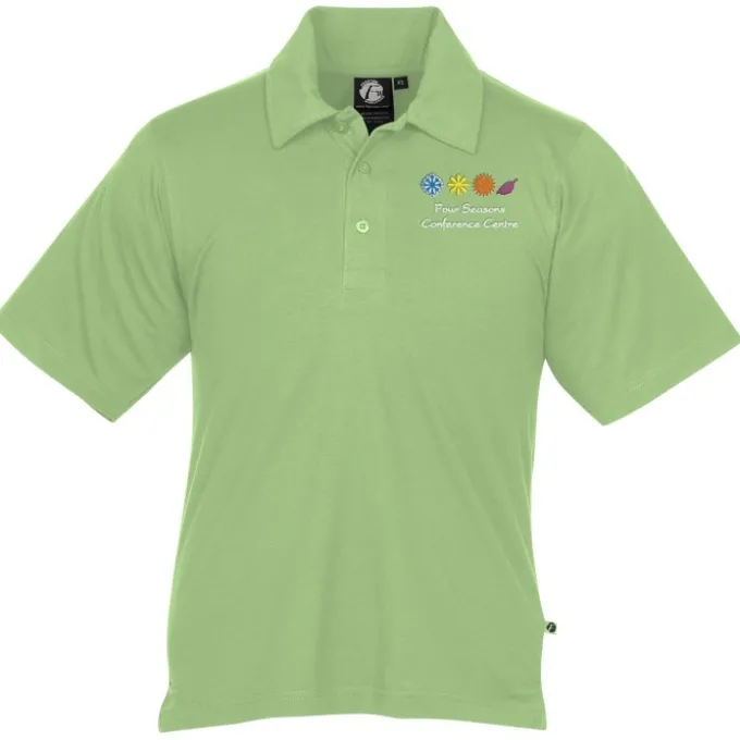Ringspun Combed Cotton Jersey Polo - Men's - Embroidered - 24 hr