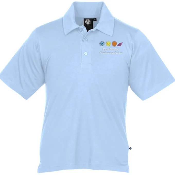 Ringspun Combed Cotton Jersey Polo - Men's - Embroidered - 24 hr