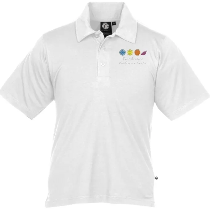 Ringspun Combed Cotton Jersey Polo - Men's - Embroidered - 24 hr