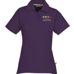 Ringspun Combed Cotton Jersey Polo - Ladies' - Embroidered - 24 hr
