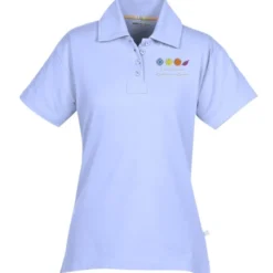 Ringspun Combed Cotton Jersey Polo - Ladies' - Embroidered - 24 hr