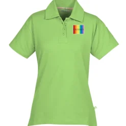 Ringspun Combed Cotton Jersey Polo - Ladies' - Full Color