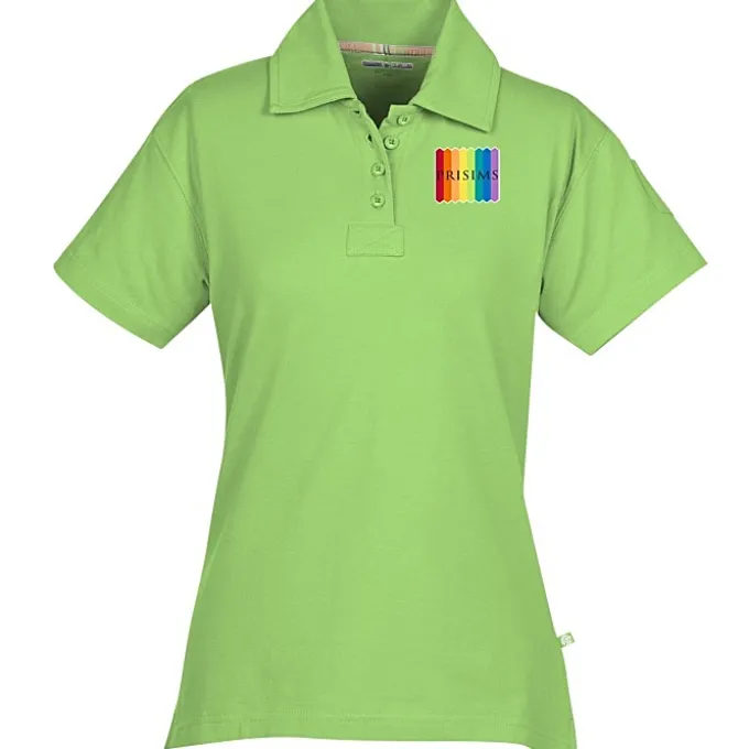 Ringspun Combed Cotton Jersey Polo - Ladies' - Full Color