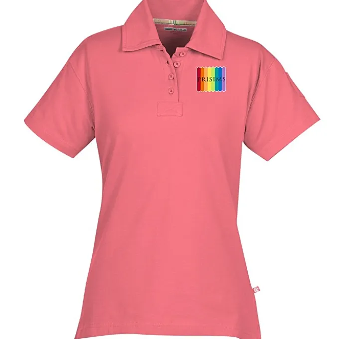 Ringspun Combed Cotton Jersey Polo - Ladies' - Full Color