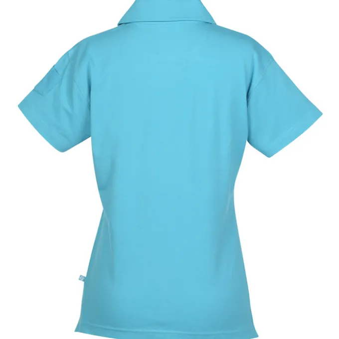 Ringspun Combed Cotton Jersey Polo - Ladies' - Full Color